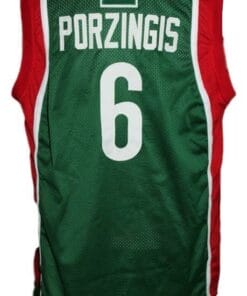 Kristaps Porzingis #6 Sevilla Baloncesto Basketball Jersey New Green
