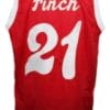 Larry Finch #21 Memphis Sounds Aba Basketball Jersey Red
