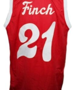Larry Finch #21 Memphis Sounds Aba Basketball Jersey Red