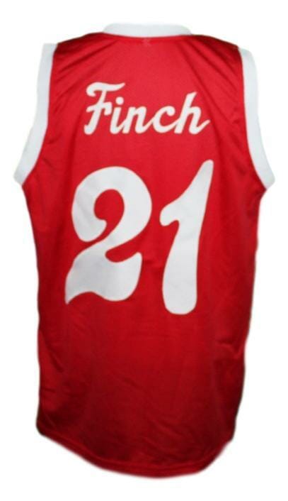 Larry Finch #21 Memphis Sounds Aba Basketball Jersey Red