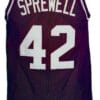 Latrell Sprewell #42 Washington Purgolders Basketball Jersey Purple