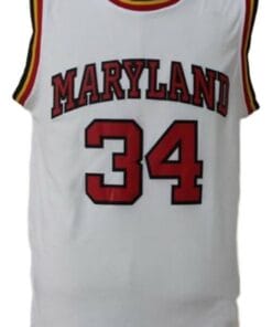 Len Bias 34 College Basketball Jersey White 1
