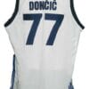 Luka Doncic #77 Slovenia Basketball Jersey White