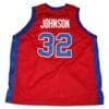 Magic Johnson #32 Vikings Basketball Jersey Red