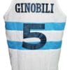 Manu Ginobili #5 Team Argentina Custom Basketball Jersey White