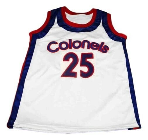 Maurice Lucas #25 Colonels Kentucky Basketball Jersey White - Image 2
