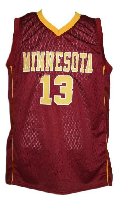 Maverick Ahanmisi #13 Custom College Basketball Jersey Maroon - Image 2