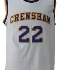 McCall 22 Crenshaw High Love And Basketball Movie Jersey White 1