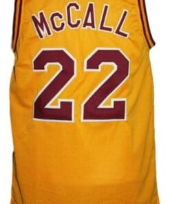 McCall #22 Love And Basketball Jersey Yellow
