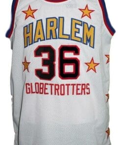 Meadowlark Lemon Harlem Globetrotters Basketball Jersey White 1