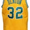 Memphis Tams Retro Aba 1974 Basketball Jersey Yellow