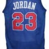 Michael Jordan #23 Baltimore Washington Retro Basketball Jersey Blue