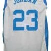Michael Jordan #23 College Basketball Jersey White