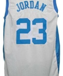 Michael Jordan #23 College Basketball Jersey White