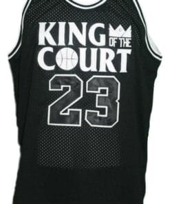 Michael Jordan 23 King Of The Court Basketball Jersey Black 1