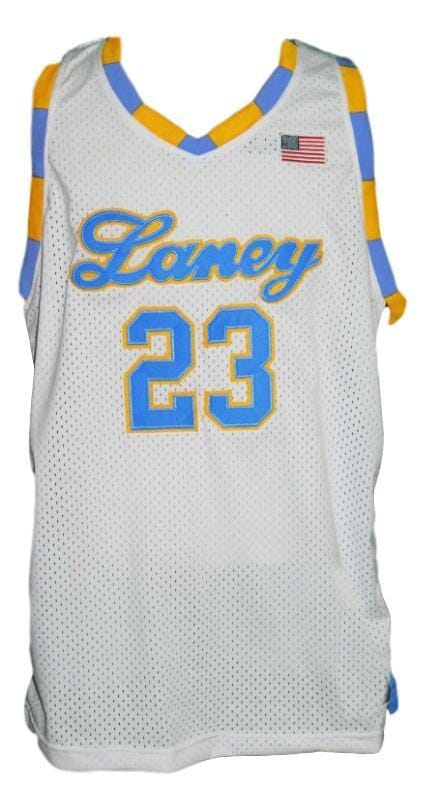 Michael Jordan #23 Laney High School Basketball Jersey White - Image 2