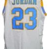 Michael Jordan #23 Laney High School Basketball Jersey White