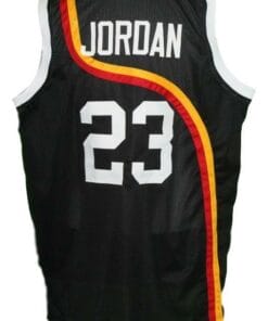 Michael Jordan Roswell Rayguns Basketball Jersey New Sewn Black