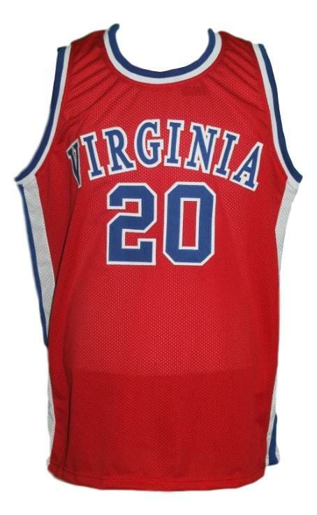 Mike Barrett #20 Virginia Squires Aba Retro Basketball Jersey Red