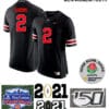 Ohio State Buckeyes #2 J.K. Dobbins College Football Black Jersey