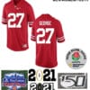 Ohio State Buckeyes #27 Eddie George Football Jersey Red