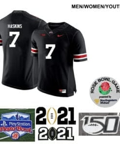 Ohio State Buckeyes #7 Dwayne Haskins Football Jersey Black