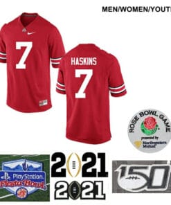Ohio State Buckeyes #7 Dwayne Haskins Football Jersey Red