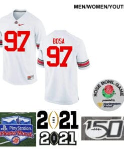Ohio State Buckeyes #97 Joey Bosa Limited Football Jersey White