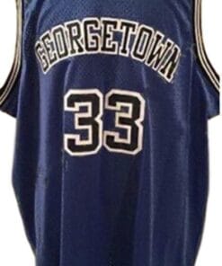 Patrick Ewing #33 College Basketball Jersey Blue