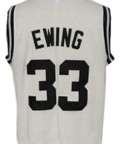Patrick Ewing #33 College Basketball Jersey White