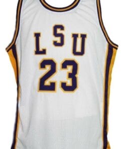 Pete Maravich #23 College Basketball Jersey New Sewn White