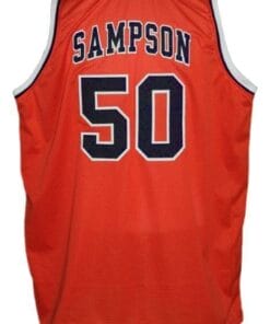 Ralph Sampson #50 Custom College Basketball Jersey Orange
