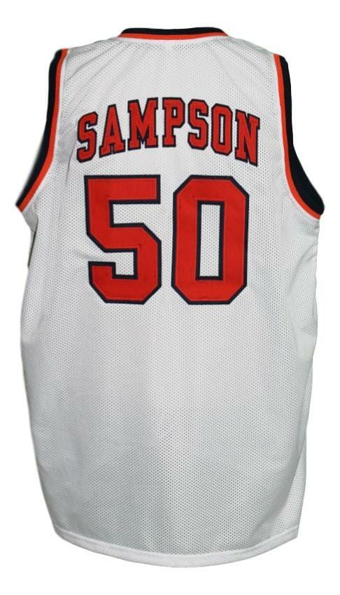 Ralph Sampson #50 Custom College Basketball Jersey White