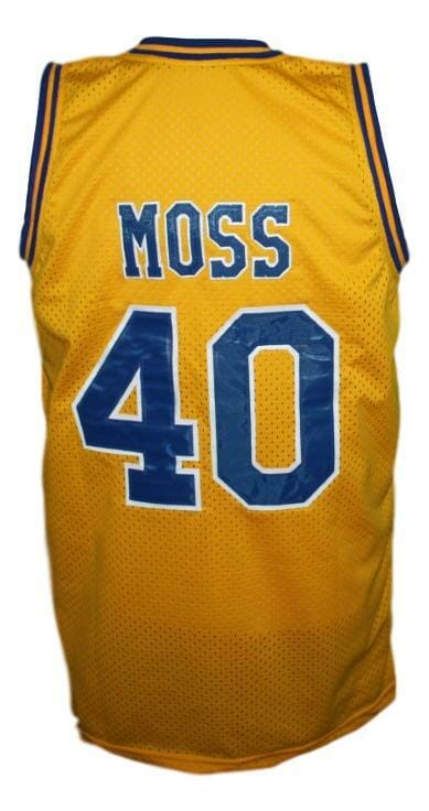 Randy Moss #40 Dupont High School Basketball Jersey Yellow