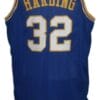 Reggie Harding #32 Indiana Aba Basketball Jersey Sewn Blue