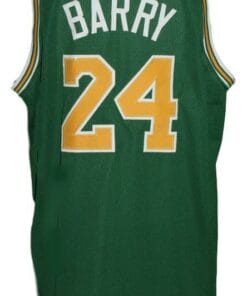 Rick Barry #24 Washington Caps Aba Basketball Jersey Green