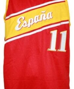 Ricky Rubio Team Spain Espana Basketball Jersey Red