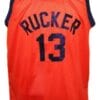 Rucker #13 Retro Vintage Basketball Jersey New Sewn Orange
