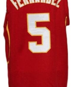 Rudy Fernandez Team Spain Espana Basketball Jersey New Sewn Red