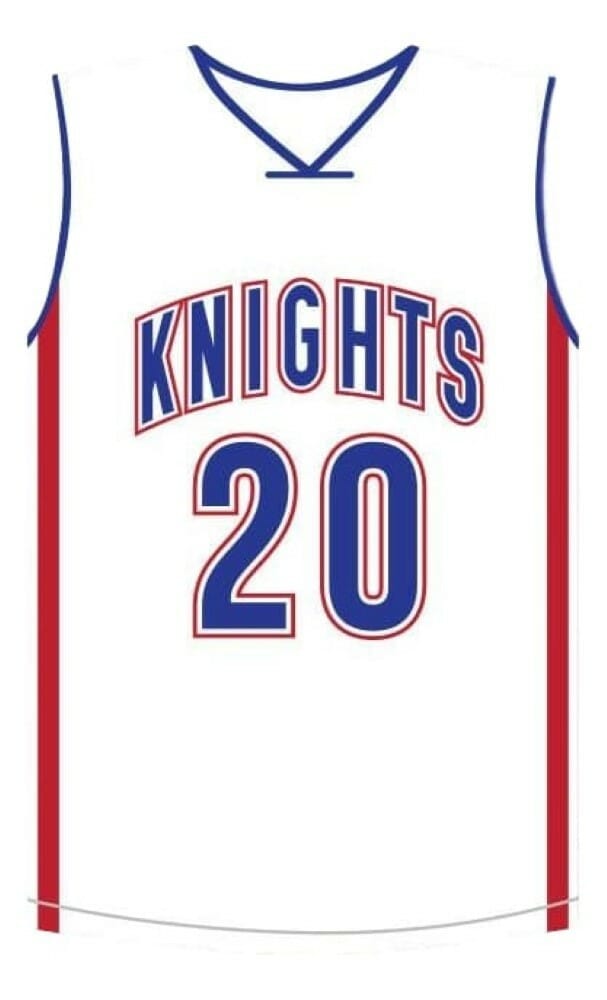 Stephen Curry #20 Knights High School New Basketball Jersey White