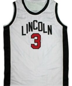 Stephon Marbury Lincoln High School Basketball Jersey Sewn White