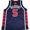 Stephon Marbury Team USA Basketball Jersey Sewn Navy Blue