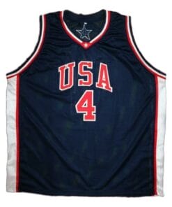 Steve Smith Team USA Basketball Jersey Sewn Navy Blue