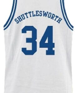 Shuttlesworth #34 Lincoln He Got Game Basketball Jersey White