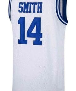 Smith #14 Bel-Air Academy Basketball Jersey Sewn White