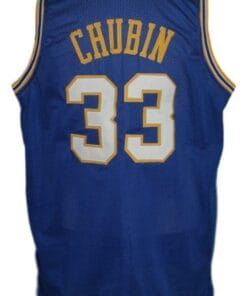 Steve Chubin #33 Indiana Aba Basketball Jersey Sewn Blue