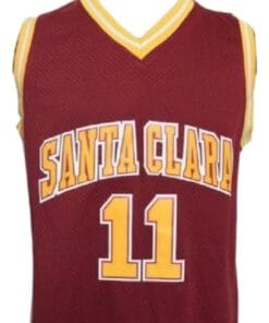 Steve Nash #11 College Basketball Jersey Sewn Maroon