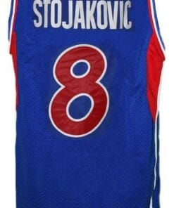 Stojakovic Jugoslavija Yugoslavia Basketball Jersey Blue