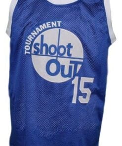 Thomas Shep Shepard Tournament Shoot Out Basketball Jersey New Blue