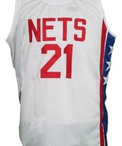 Tim Bassett New York Nets Aba Retro Basketball Jersey White